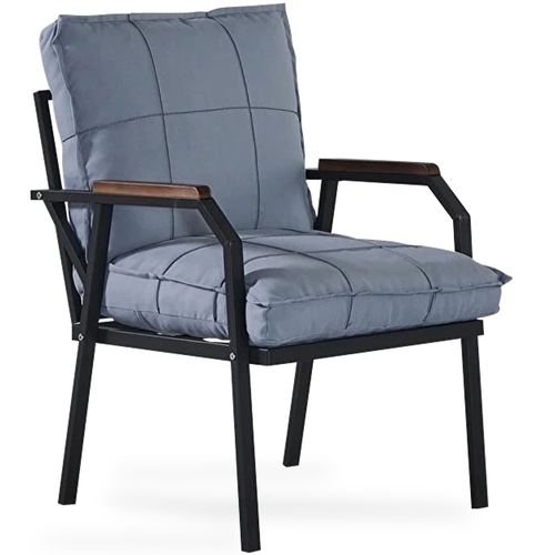 Fotoliu de grădină SIESTA cu perne, Metal, Opțiuni culoare Fotoliu de grădină SIESTA cu perne, Metal, Opțiuni culoare