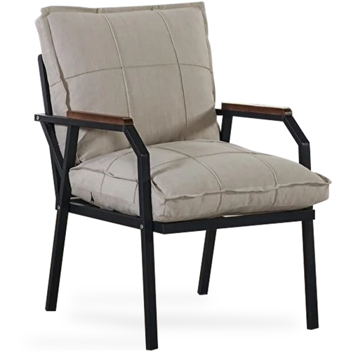 Fotoliu de grădină SIESTA cu perne, Metal, Opțiuni culoare Fotoliu de grădină SIESTA cu perne, Metal, Opțiuni culoare