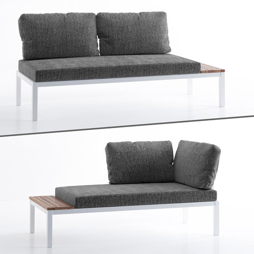 Canapea modulara MORENA pentru grădină, Opțiuni culoare Canapea modulara MORENA pentru grădină, Opțiuni culoare