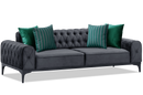 Canapea extensibilă 3 locuri LOTUS 220 cm, Easy clean, Opțiuni culoare