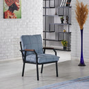 Fotoliu de grădină SIESTA cu perne, Metal, Opțiuni culoare