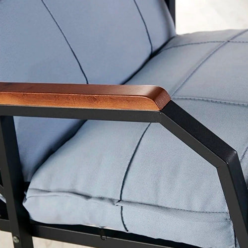 Fotoliu de grădină SIESTA cu perne, Metal, Opțiuni culoare Fotoliu de grădină SIESTA cu perne, Metal, Opțiuni culoare