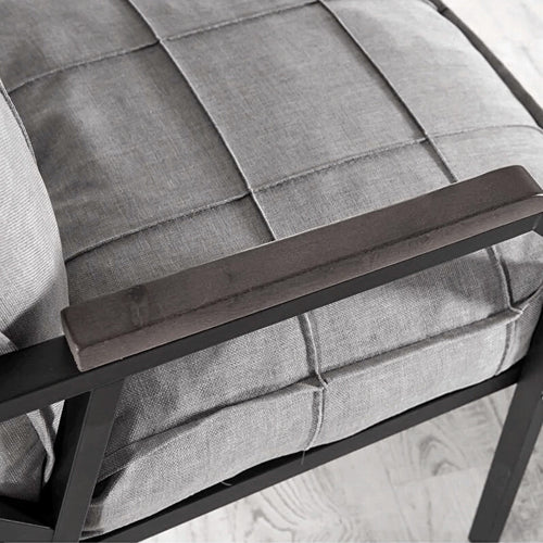 Fotoliu de grădină SIESTA cu perne, Metal, Opțiuni culoare Fotoliu de grădină SIESTA cu perne, Metal, Opțiuni culoare