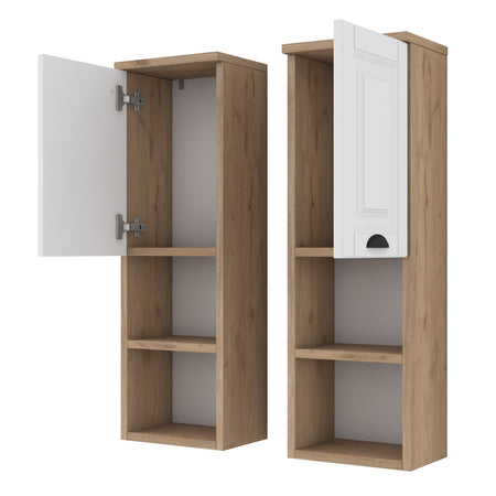 Dulap de perete TWINS 2 rafturi 1 ușa 29 x 90 cm - Maroom Dulap de perete TWINS 2 rafturi 1 ușa 29 x 90 cm - Maroom