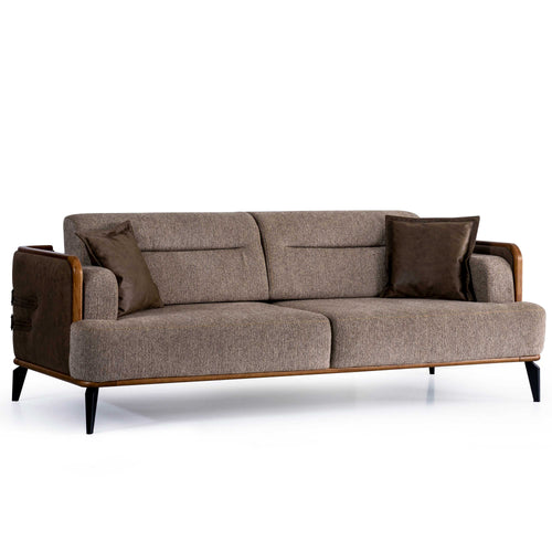 Canapea extensibilă ATHENA 3 locuri 228 cm - Maroom Canapea extensibilă ATHENA 3 locuri 228 cm - Maroom