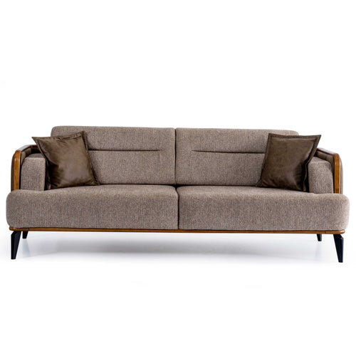 Canapea extensibilă ATHENA 3 locuri 228 cm - Maroom Canapea extensibilă ATHENA 3 locuri 228 cm - Maroom