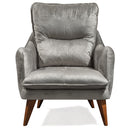 Fotoliu extensibilă GALAXY , Tip material: Catifea exclusivă, Tipul picioarelor: Lemn