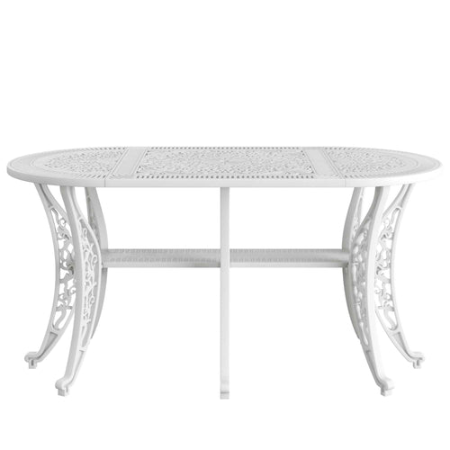 Masa_ovala_fixa exterior alb SARDEGNA ergonomic și confortabil, ideal pentru terase, grădini, balcoane, cafenele și restaurante. Design elegant, material rezistent la intemperii, ușor de asamblat, protecție UV și durabilitate sporită. Masa_ovala_fixa exterior alb SARDEGNA ergonomic și confortabil, ideal pentru terase, grădini, balcoane, cafenele și restaurante. Design elegant, material rezistent la intemperii, ușor de asamblat, protecție UV și durabilitate sporită.