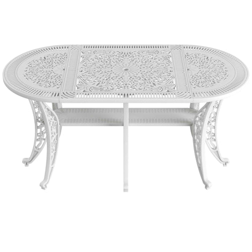 Masa_ovala_fixa exterior alb SARDEGNA ergonomic și confortabil, ideal pentru terase, grădini, balcoane, cafenele și restaurante. Design elegant, material rezistent la intemperii, ușor de asamblat, protecție UV și durabilitate sporită. Masa_ovala_fixa exterior alb SARDEGNA ergonomic și confortabil, ideal pentru terase, grădini, balcoane, cafenele și restaurante. Design elegant, material rezistent la intemperii, ușor de asamblat, protecție UV și durabilitate sporită.