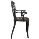 Scaun PALERMO fotografiat din lateral, evidențiind designul ergonomic, structura durabilă și materialul rezistent la intemperii. Ideal pentru terase, grădini, balcoane, cafenele și restaurante.