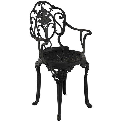 Scaun exterior negru SICILY ergonomic și confortabil, ideal pentru terase, grădini, balcoane, cafenele și restaurante. Design elegant, material rezistent la intemperii, ușor de asamblat, protecție UV și durabilitate sporită. Scaun exterior negru SICILY ergonomic și confortabil, ideal pentru terase, grădini, balcoane, cafenele și restaurante. Design elegant, material rezistent la intemperii, ușor de asamblat, protecție UV și durabilitate sporită.