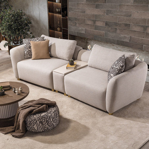 Canapea modulară RUBATO cu modul măsuța 284 cm, Opțiuni culoare Canapea modulară RUBATO cu modul măsuța 284 cm, Opțiuni culoare