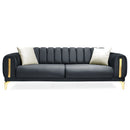 Canapea extensibilă 3 locuri EMERALD NW 215 cm, Easy clean, Opțiuni culoare