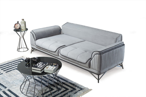 Canapea extensibilă 3 locuri MAGNUM 230 cm, material: Catifea, picioarelor: Metal , detalie extensibila Canapea extensibilă 3 locuri MAGNUM 230 cm, material: Catifea, picioarelor: Metal , detalie extensibila