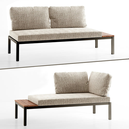 Canapea modulara MORENA pentru grădină, Opțiuni culoare Canapea modulara MORENA pentru grădină, Opțiuni culoare