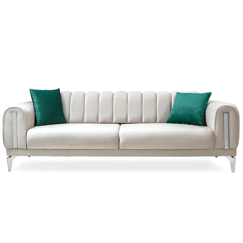 Canapea extensibilă 3 locuri EMERALD NW 215 cm, Easy clean, Opțiuni culoare Canapea extensibilă 3 locuri EMERALD NW 215 cm, Easy clean, Opțiuni culoare