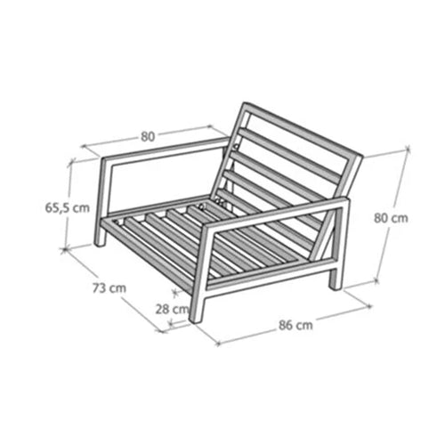 Fotoliu de grădină PASCAL, Opțiuni culoare - Maroom Fotoliu de grădină PASCAL, Opțiuni culoare - Maroom