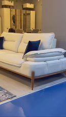 Fotoliu  si canapea extensibilă GALAXY , Tip material: Catifea exclusivă, Tipul picioarelor: Lemn