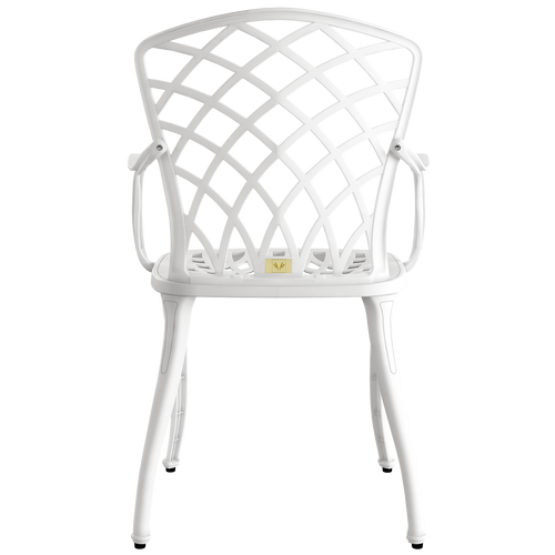 Scaun exterior alb PALERMO fotografiat din spate, evidențiind designul ergonomic, materialul durabil și structura rezistentă la intemperii. Ideal pentru spații exterioare precum terase, grădini și cafenele. Scaun exterior alb PALERMO fotografiat din spate, evidențiind designul ergonomic, materialul durabil și structura rezistentă la intemperii. Ideal pentru spații exterioare precum terase, grădini și cafenele.