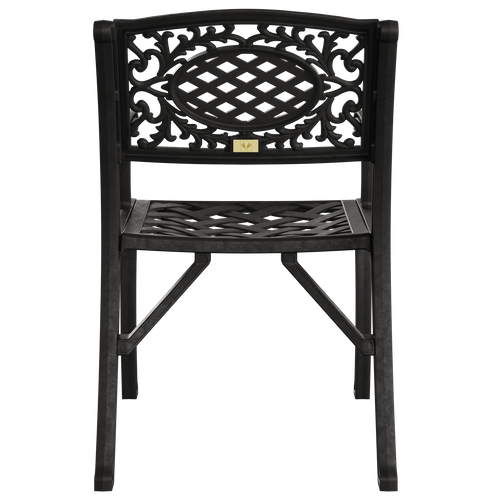 Scaun exterior negru RIMINI fotografiat din spate, evidențiind designul ergonomic, materialul durabil și structura rezistentă la intemperii. Ideal pentru spații exterioare precum terase, grădini și cafenele. Scaun exterior negru RIMINI fotografiat din spate, evidențiind designul ergonomic, materialul durabil și structura rezistentă la intemperii. Ideal pentru spații exterioare precum terase, grădini și cafenele.