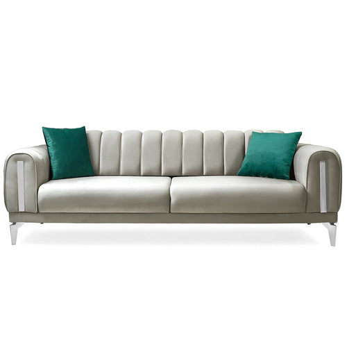 Canapea extensibilă 3 locuri EMERALD NW 215 cm, Easy clean, Opțiuni culoare  Canapea extensibilă 3 locuri EMERALD NW 215 cm, Easy clean, Opțiuni culoare