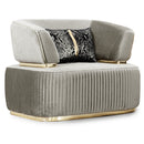 Fotoliu DORE, material:  țesătură , picioarelor;Metal