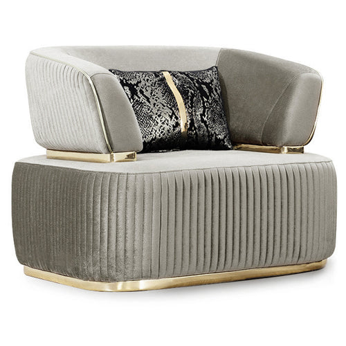 Fotoliu DORE, material:  țesătură , picioarelor;Metal