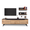 Set Comodă Tv ELITE 2 rafturi 3 uşi 180 cm, Opţiuni culoare