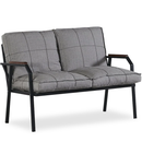 Canapea de grădină 2 locuri SIESTA cu perne, Opțiuni culoare