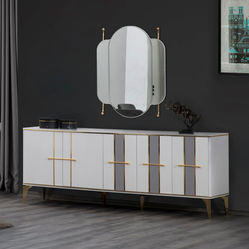 Oglindă LOTTO J 74 x 94 cm, Alb