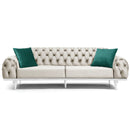 Canapea extensibilă 3 locuri TRIESTE 235 cm, Easy clean, Opțiuni culoare