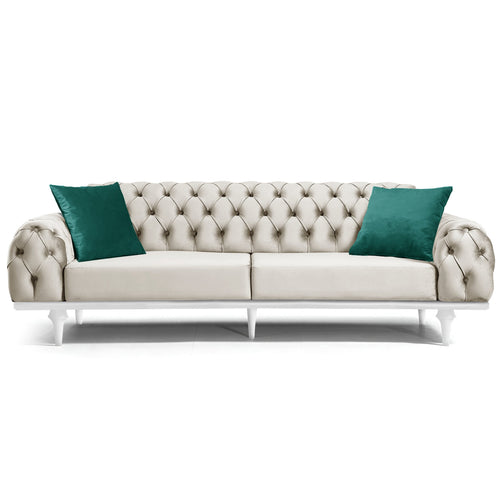 Canapea extensibilă 3 locuri TRIESTE 235 cm, Easy clean, Opțiuni culoare