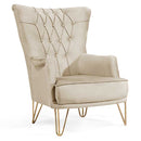 Fotoliu TOSCA , material:Catifea, picioarelor:Metal,