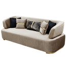 Canapea DORE, Material : Catifea, Picior :  PVC metalic,