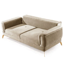 Canapea extensibilă BUTTERFLY 3 locuri  220 cm , material:Catifea,  picioarelor: Metal, detalie extensibila