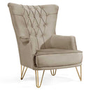 Fotoliu TOSCA , material:Catifea, picioarelor:Metal,