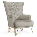 Fotoliu TOSCA , material:Catifea, picioarelor:Metal,