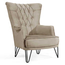 Fotoliu TOSCA , material:Catifea, picioarelor:Metal,