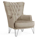 Fotoliu TOSCA , material:Catifea, picioarelor:Metal,