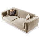 Canapea extensibilă BUTTERFLY 3 locuri  220 cm , material:Catifea,  picioarelor: Metal, din sus