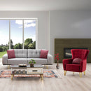 Fotoliu SEMENTA Gold 74 cm, Easy clean, Opțiuni culoare