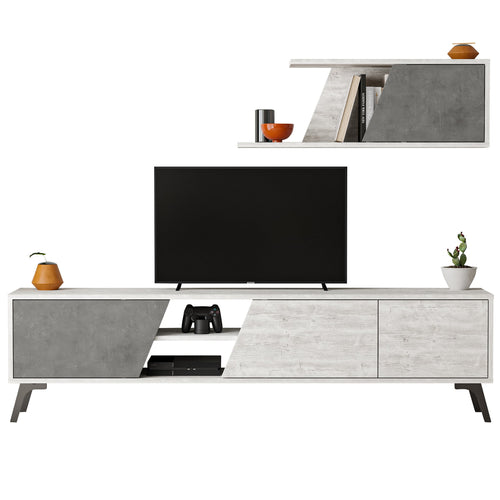 Set comodă TV PROPER 4 uși 180 cm, Opțiuni culoare