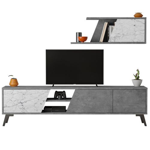 Set comodă TV PROPER 4 uși 180 cm, Opțiuni culoare