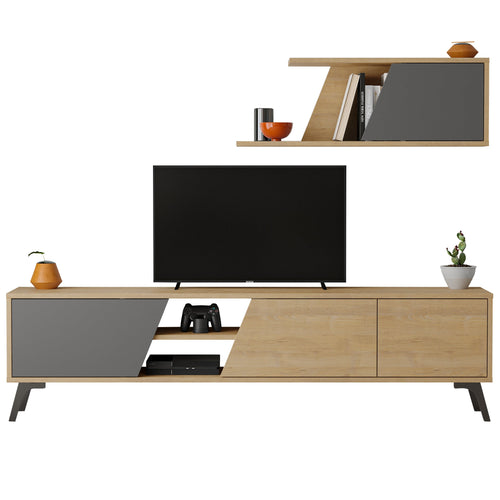 Set comodă TV PROPER 4 uși 180 cm, Opțiuni culoare