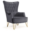 Fotoliu TOSCA , material:Catifea, picioarelor:Metal,