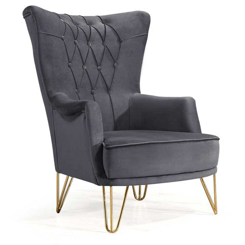 Fotoliu TOSCA , material:Catifea, picioarelor:Metal,