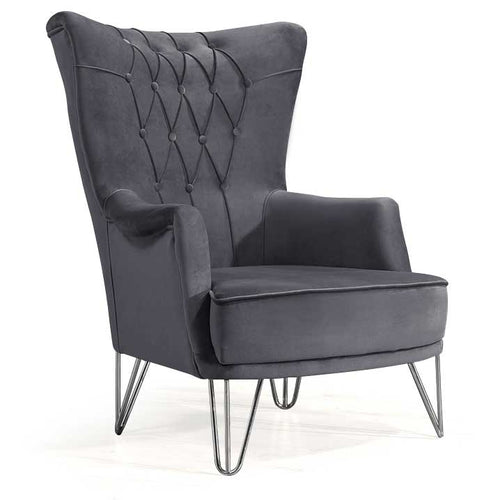 Fotoliu TOSCA , material:Catifea, picioarelor:Metal,