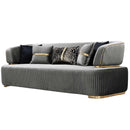 Canapea DORE, Material : Catifea, Picior :  PVC metalic,