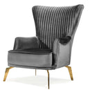 Fotoliu BUTTERFLY, material:Catifea,  picioarelor: Metal gold