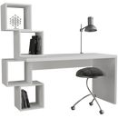 Birou TETRA 4 rafturi 157 x 60 cm, Opțiuni culoare - Maroom